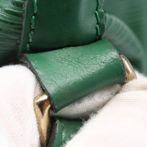 LOUIS VUITTON Epi Petit Noe Shoulder Bag Green - Picture 9 of 14
